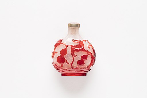 Shelf with potion bottles.